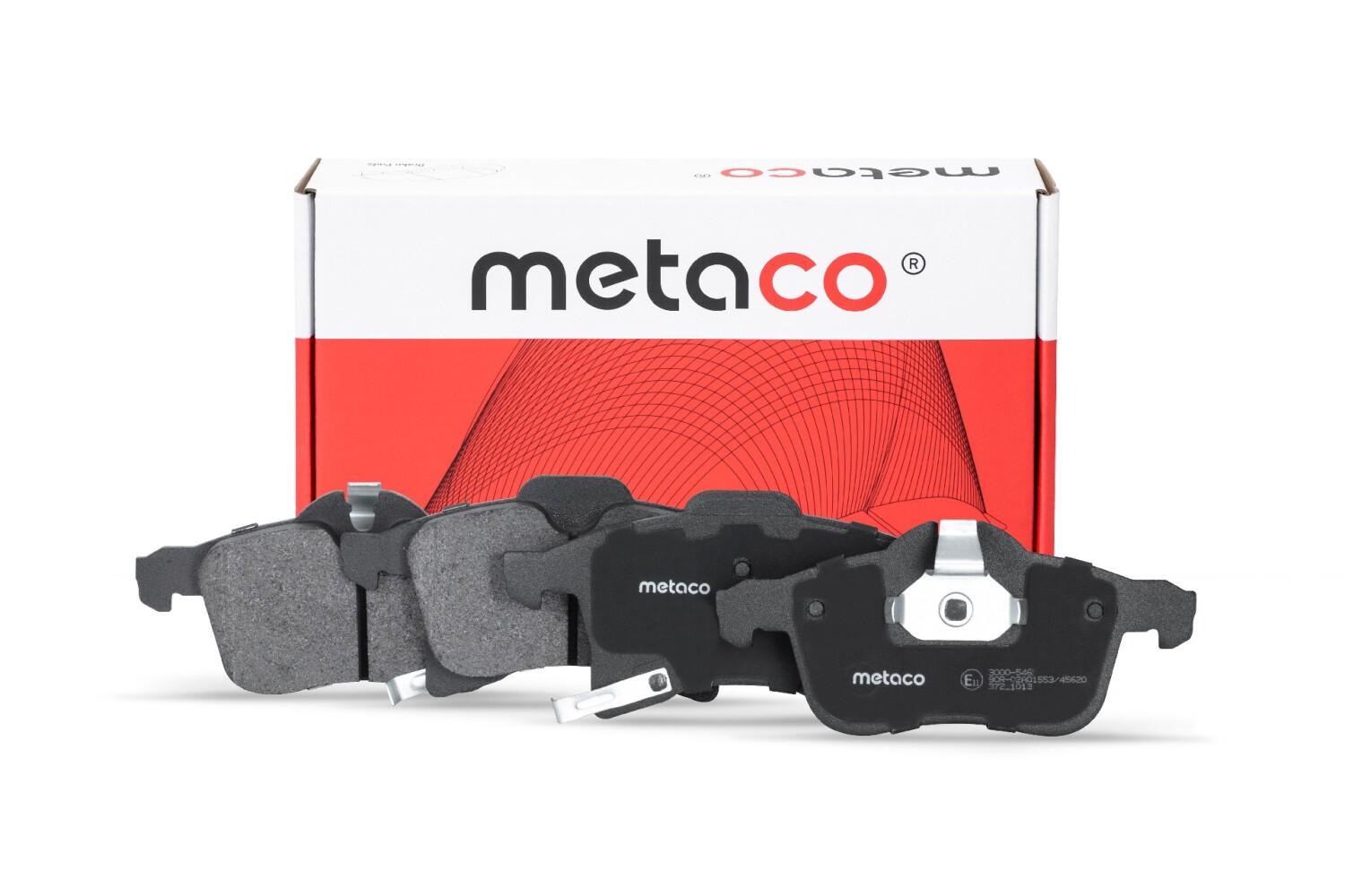 METACO 3000546 Колодки тормозные дисковые | перед |