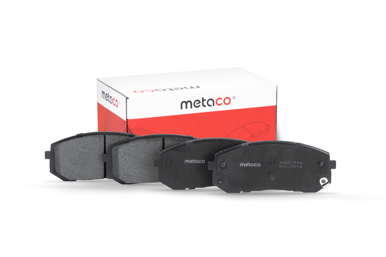 METACO 3000550 Колодки тормозные дисковые | перед |