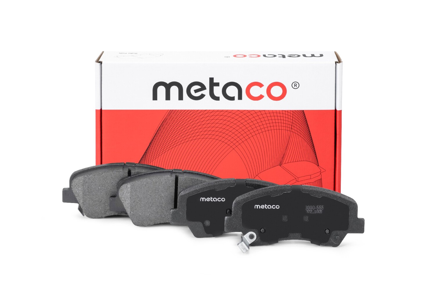METACO 3000555 Колодки тормозные дисковые | перед |
