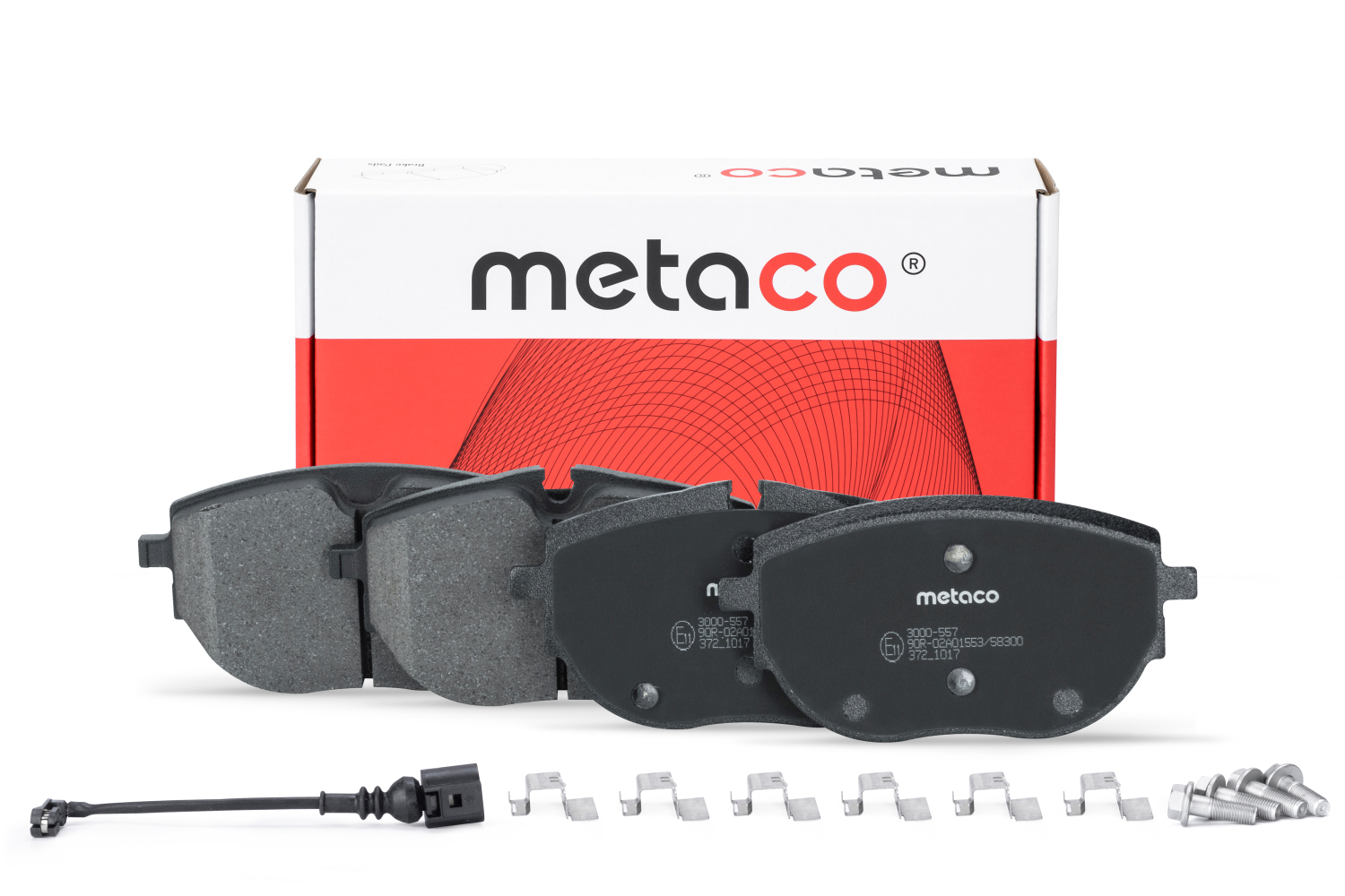 METACO 3000557 Колодки тормозные передние к-кт