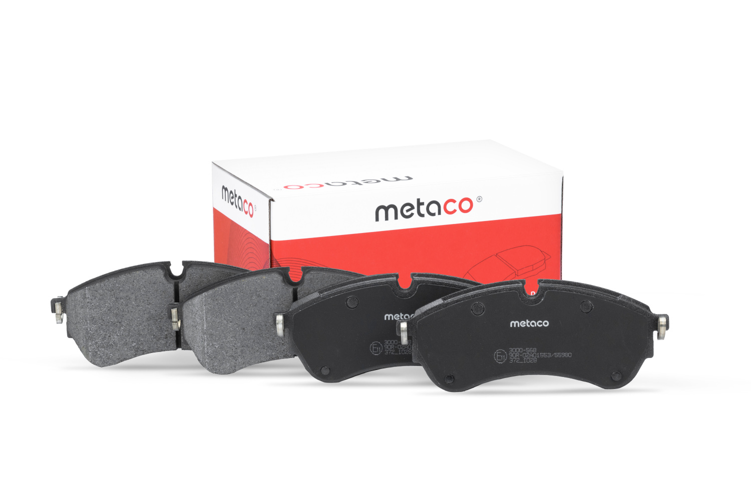 METACO 3000568 Колодки тормозные передние к-кт