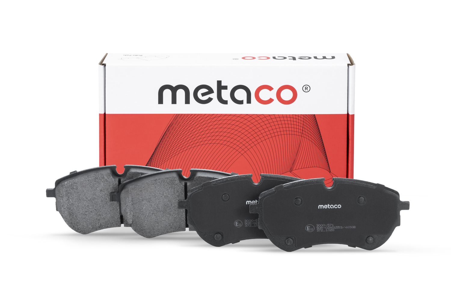 METACO 3000571 Колодки тормозные передние к-кт