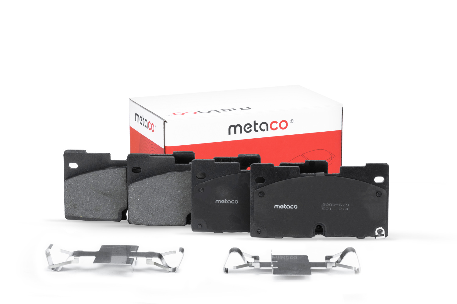 METACO 3000629 Колодки тормозные передние к-кт