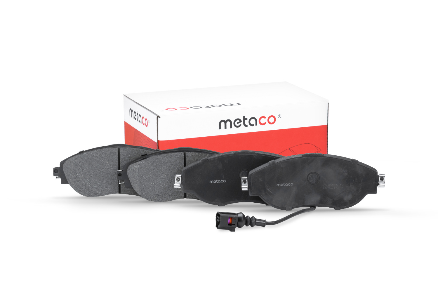 METACO 3000632 Колодки тормозные дисковые | перед |