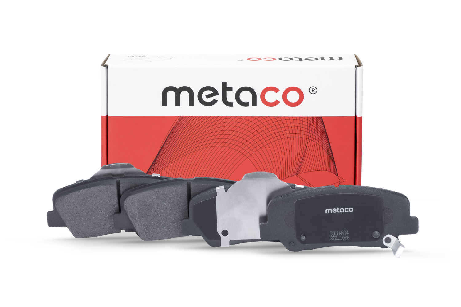 METACO 3000634 Колодки тормозные дисковые | перед |