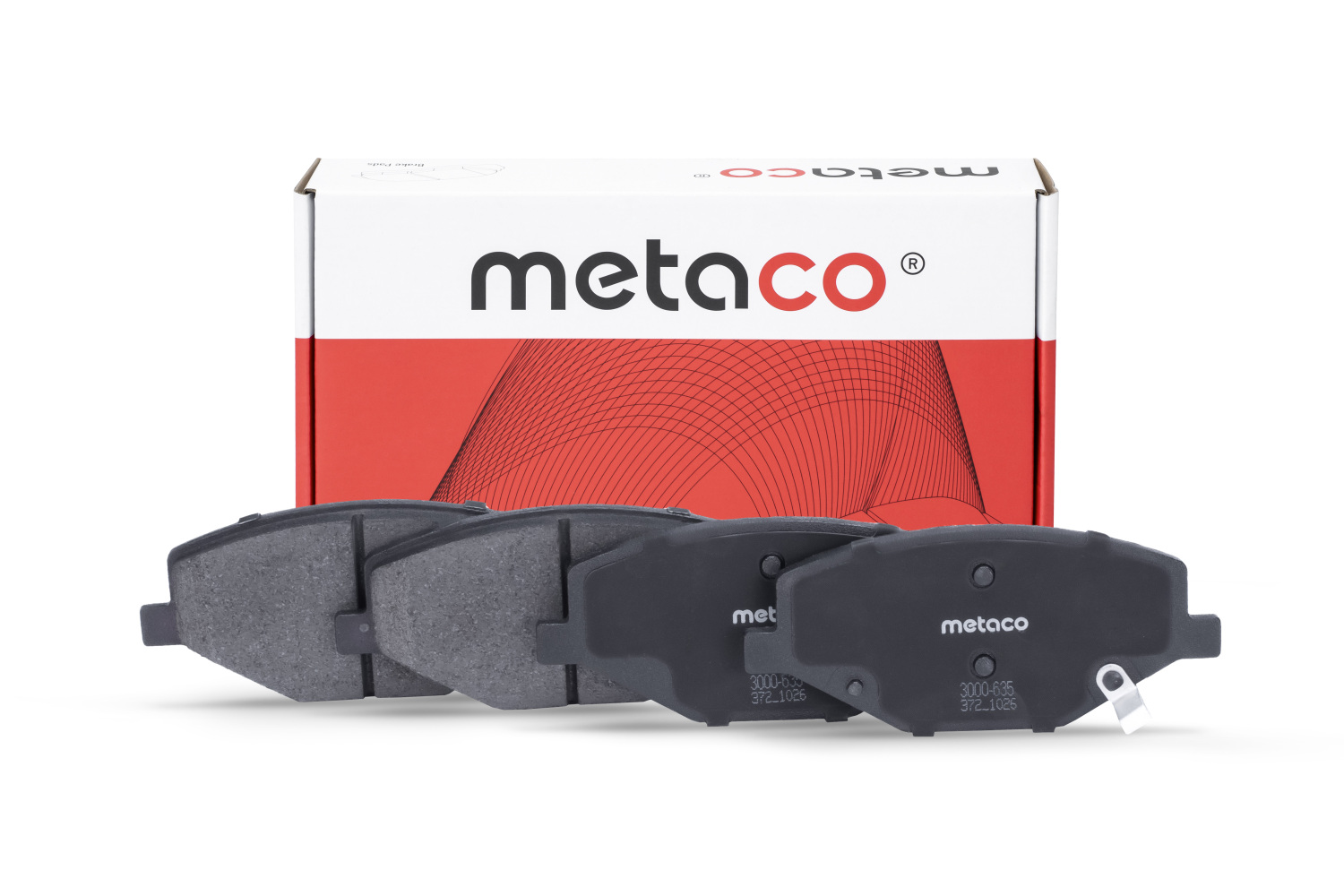 METACO 3000635 Колодки тормозные дисковые | перед |
