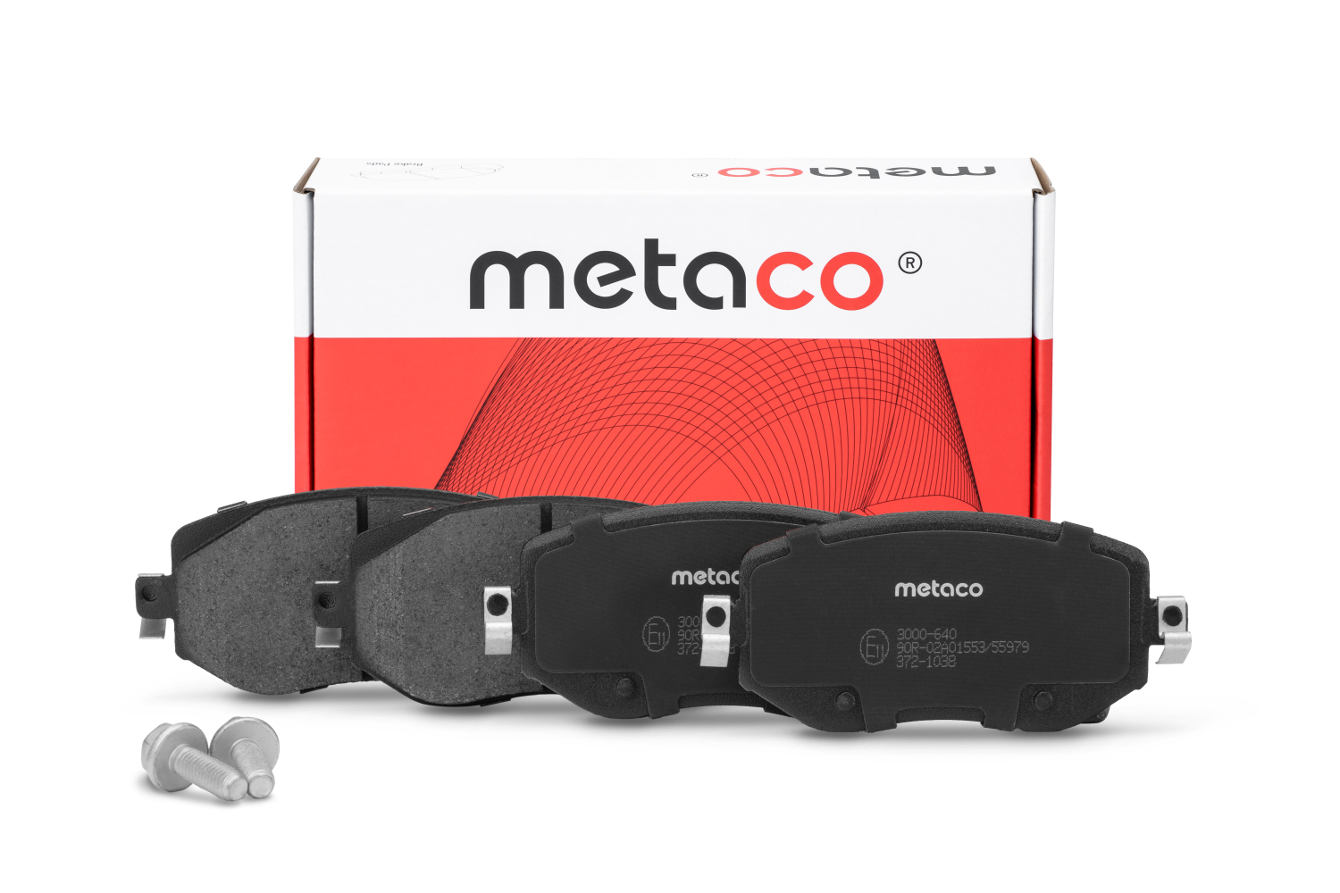 METACO 3000640 Колодки тормозные передние к-кт