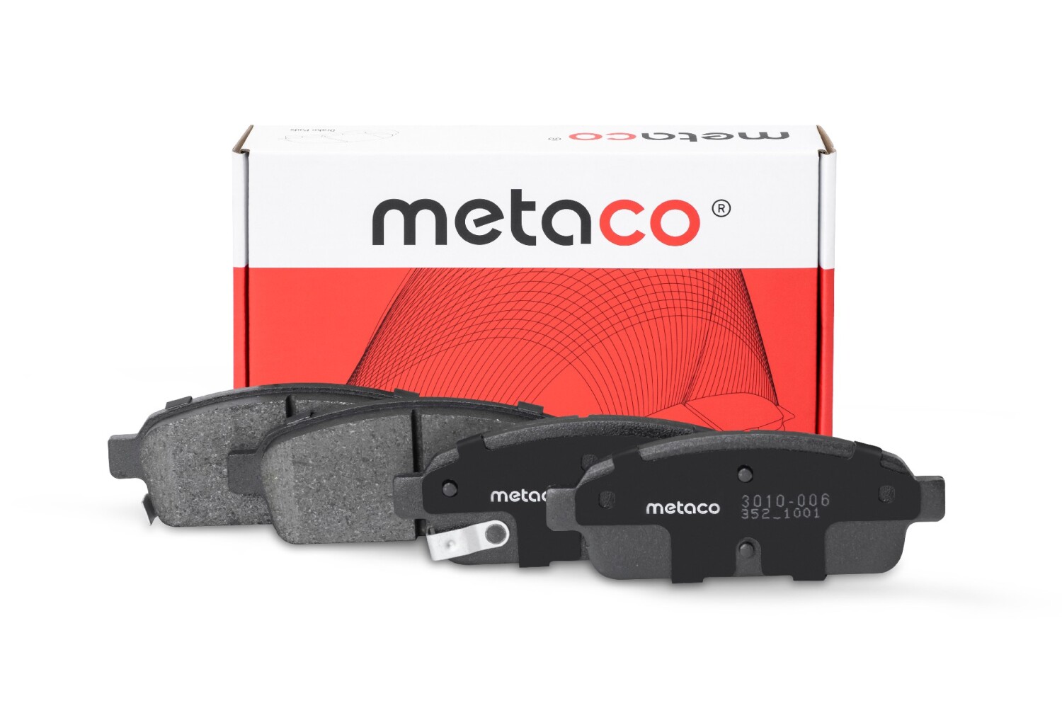 METACO 3010006 Колодки тормозные задние дисковые к-кт