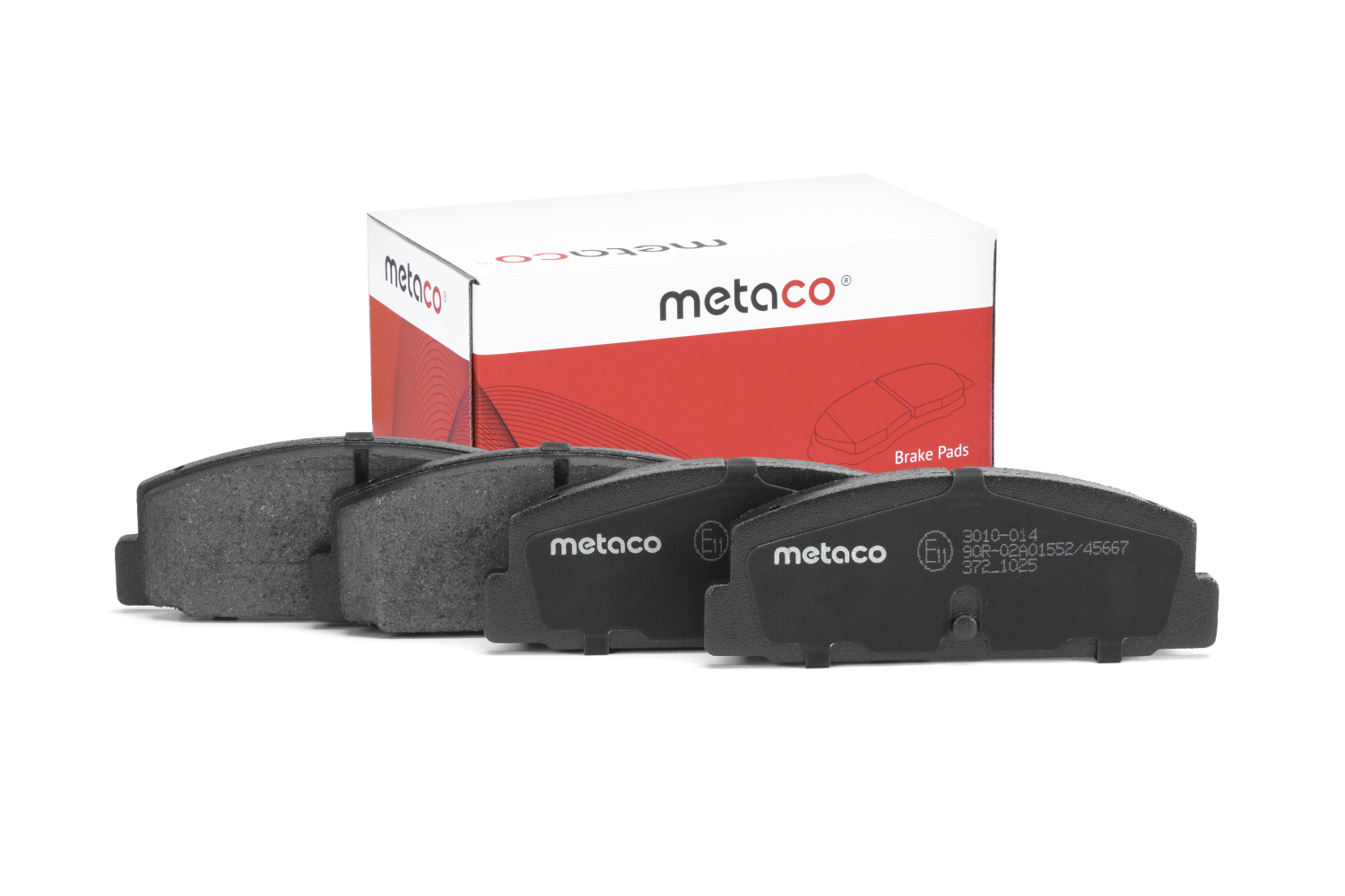 METACO 3010014 Колодки тормозные дисковые | зад |