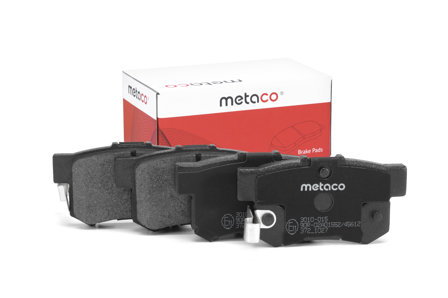 METACO 3010015 Колодки тормозные дисковые | зад |