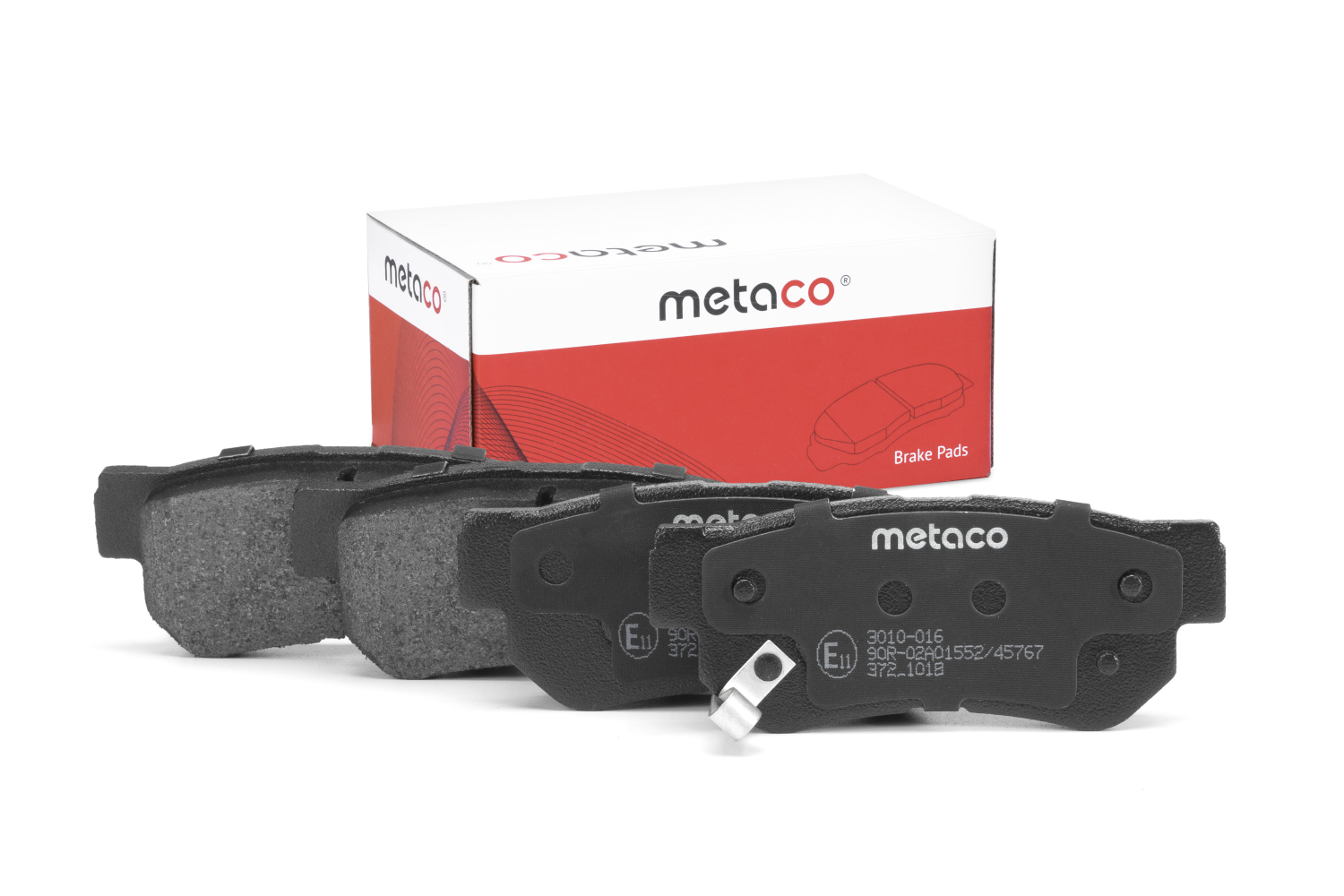 METACO 3010016 Колодки тормозные дисковые | зад |