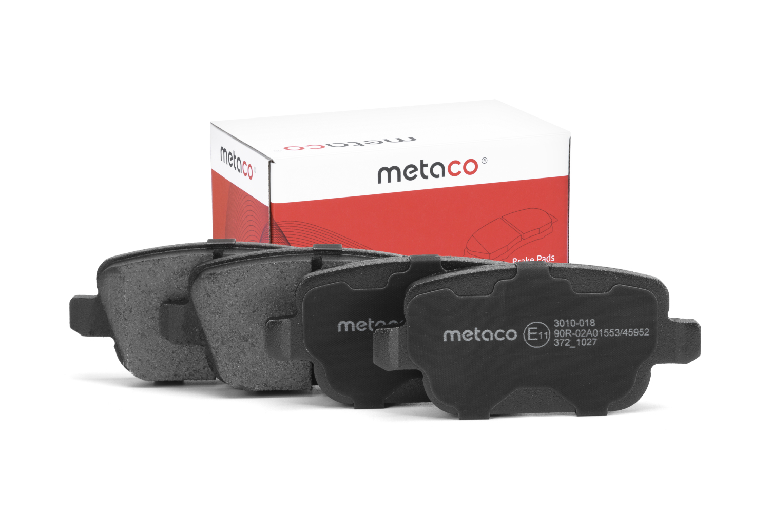 METACO 3010018 Колодки тормозные задние дисковые к-кт