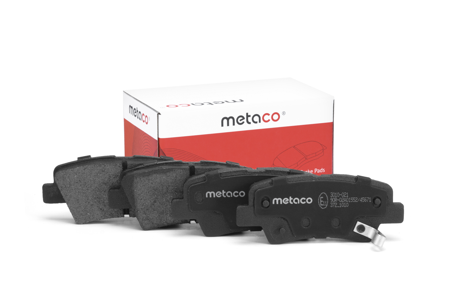 METACO 3010021 Колодки тормозные дисковые | зад |