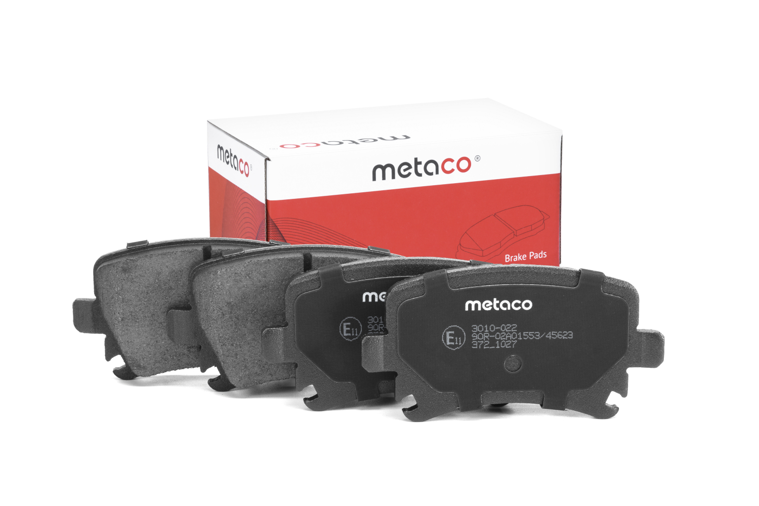 METACO 3010022 Колодки тормозные дисковые | зад |