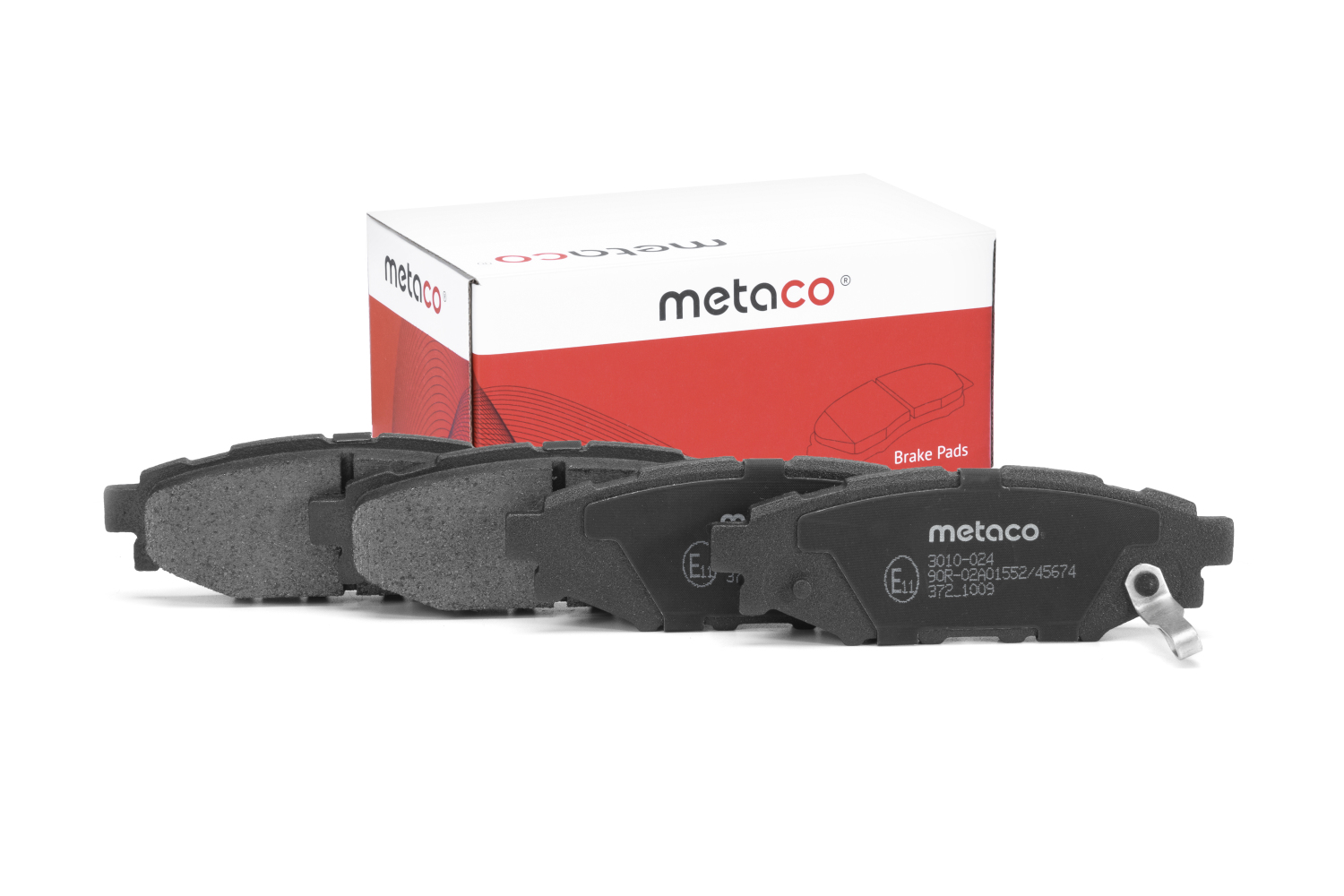 METACO 3010024 Колодки тормозные дисковые | зад |