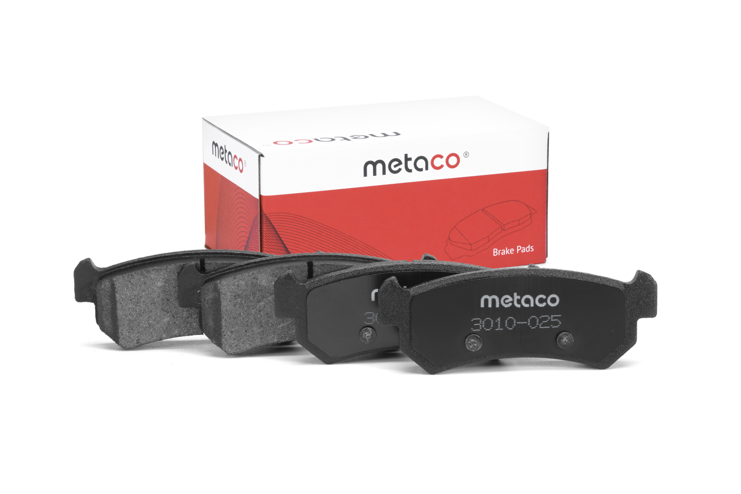 METACO 3010025 Колодки тормозные дисковые | зад |