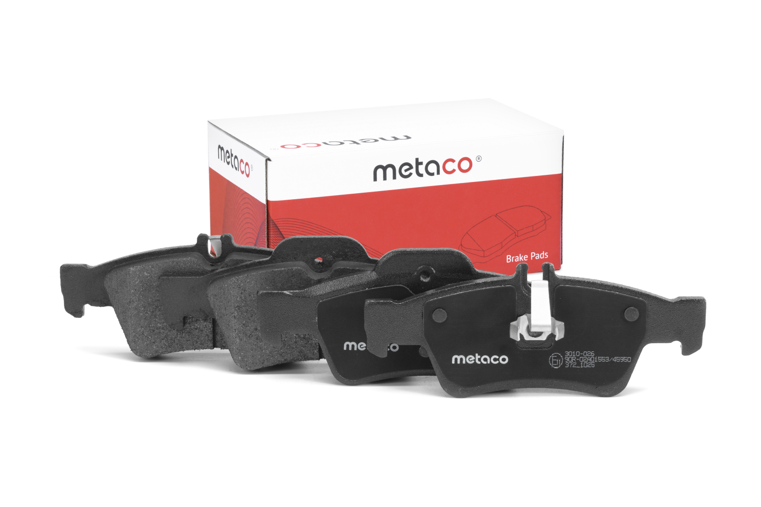 METACO 3010026 Колодки тормозные дисковые | зад |