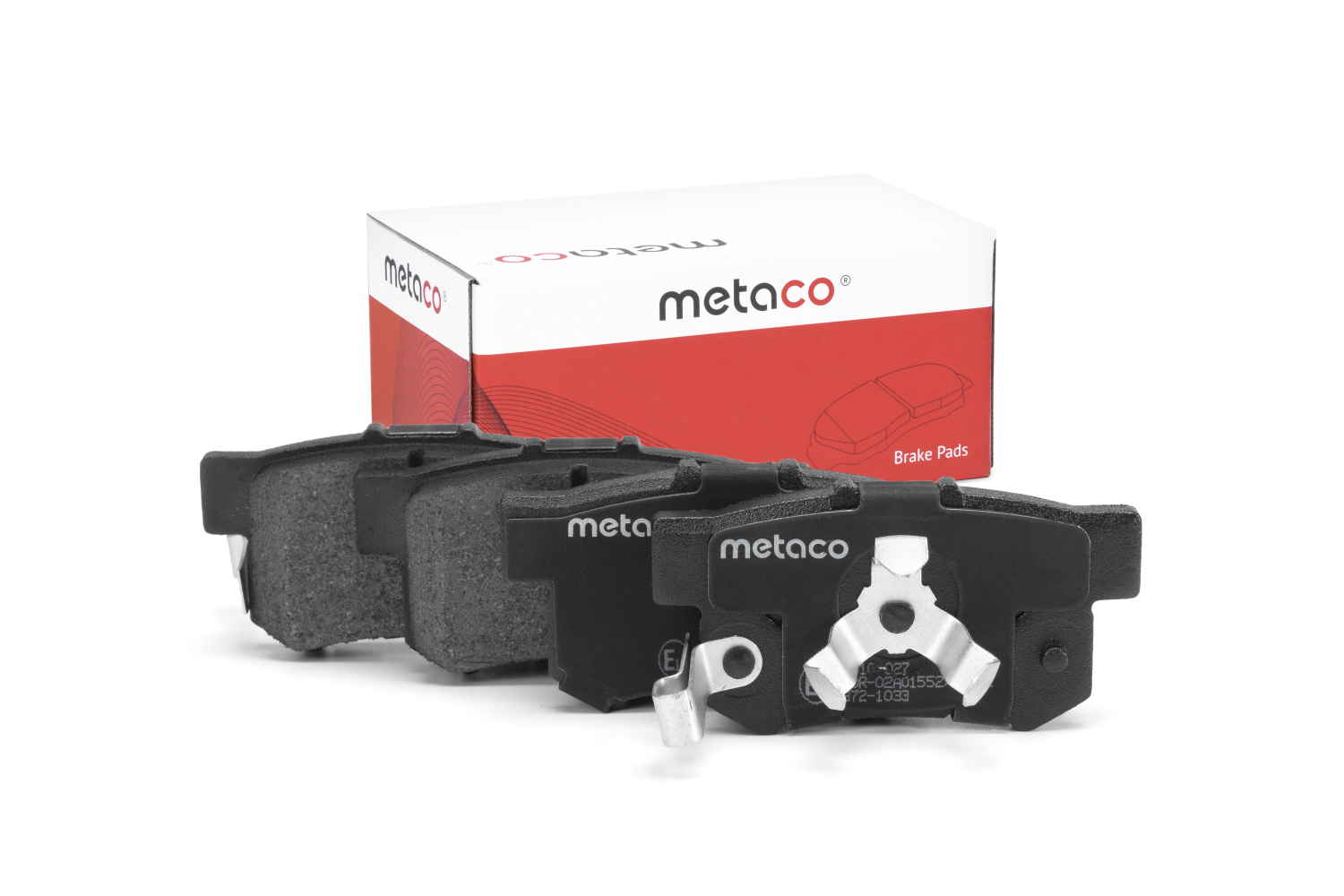 METACO 3010027 Колодки тормозные дисковые | зад |