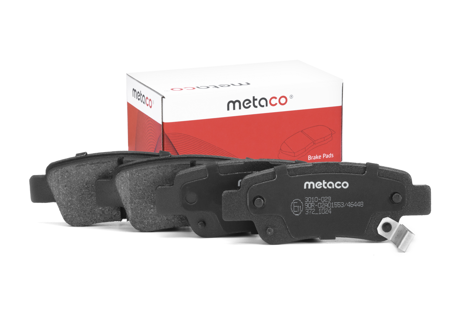 METACO 3010029 Колодки тормозные дисковые | зад |
