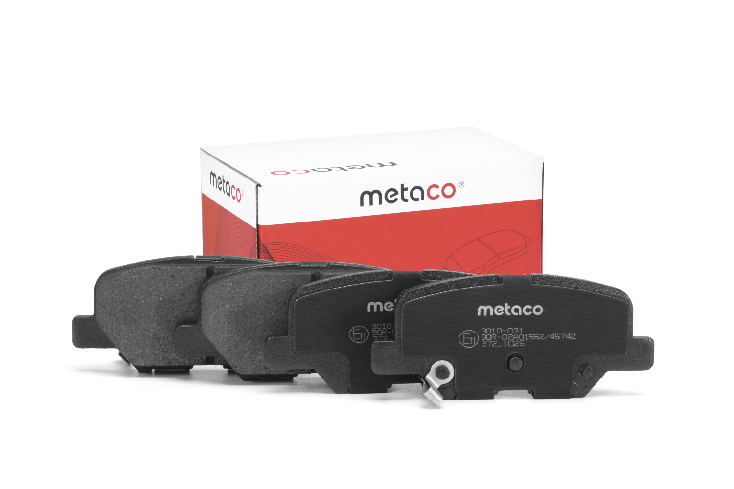 METACO 3010031 Колодки тормозные дисковые | зад |