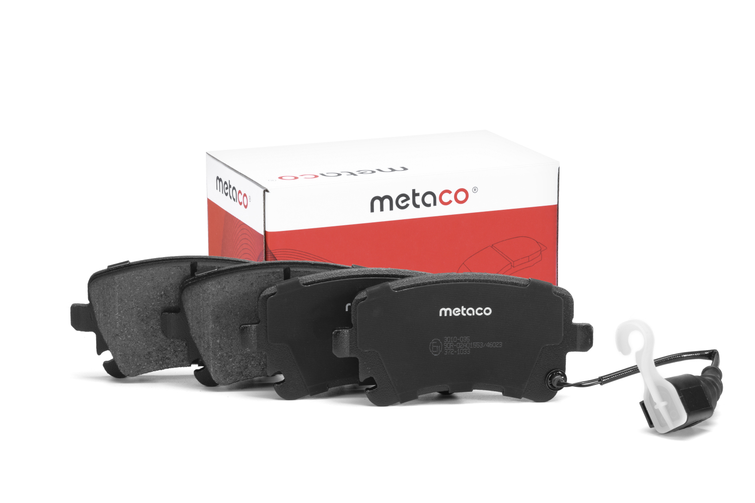 METACO 3010035 Колодки тормозные дисковые | зад |
