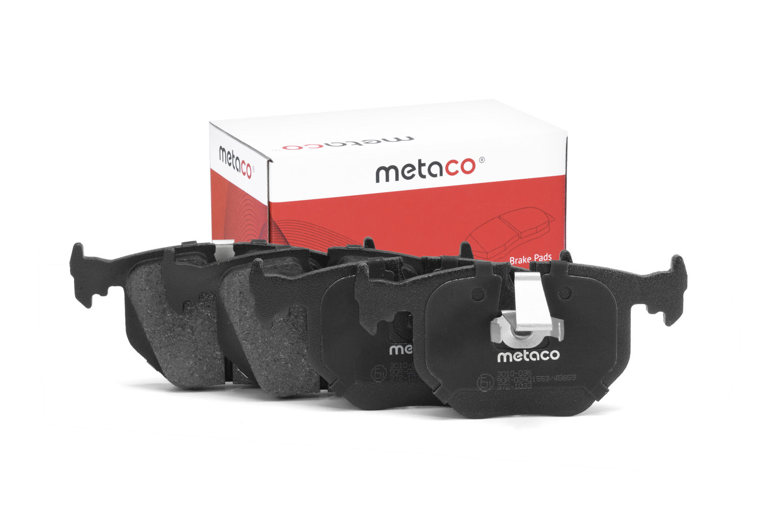 METACO 3010036 Колодки тормозные дисковые | зад |