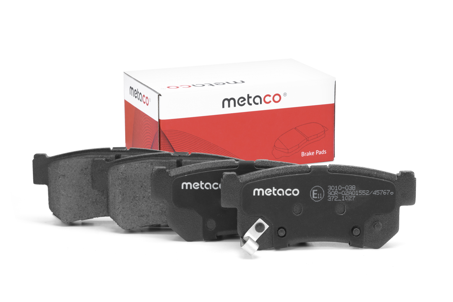 METACO 3010038 Колодки тормозные дисковые | зад |