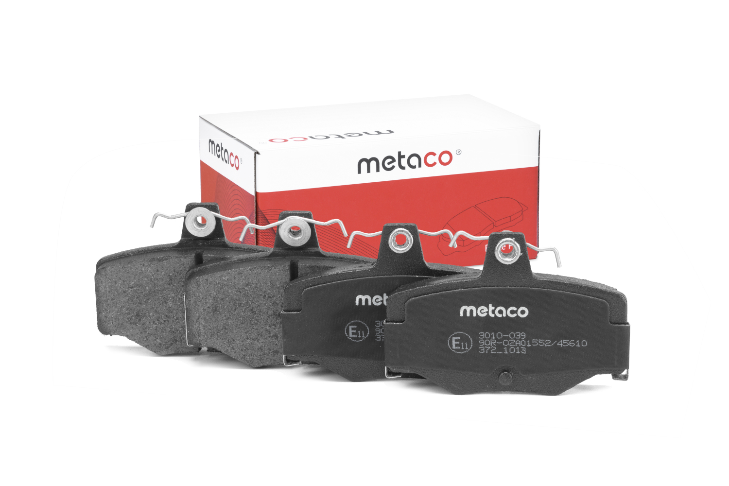 METACO 3010039 Колодки тормозные дисковые | зад |