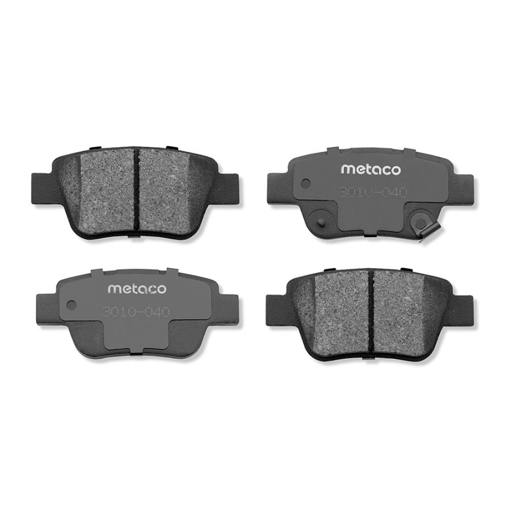 METACO 3010040 Колодки тормозные задние дисковые к-кт