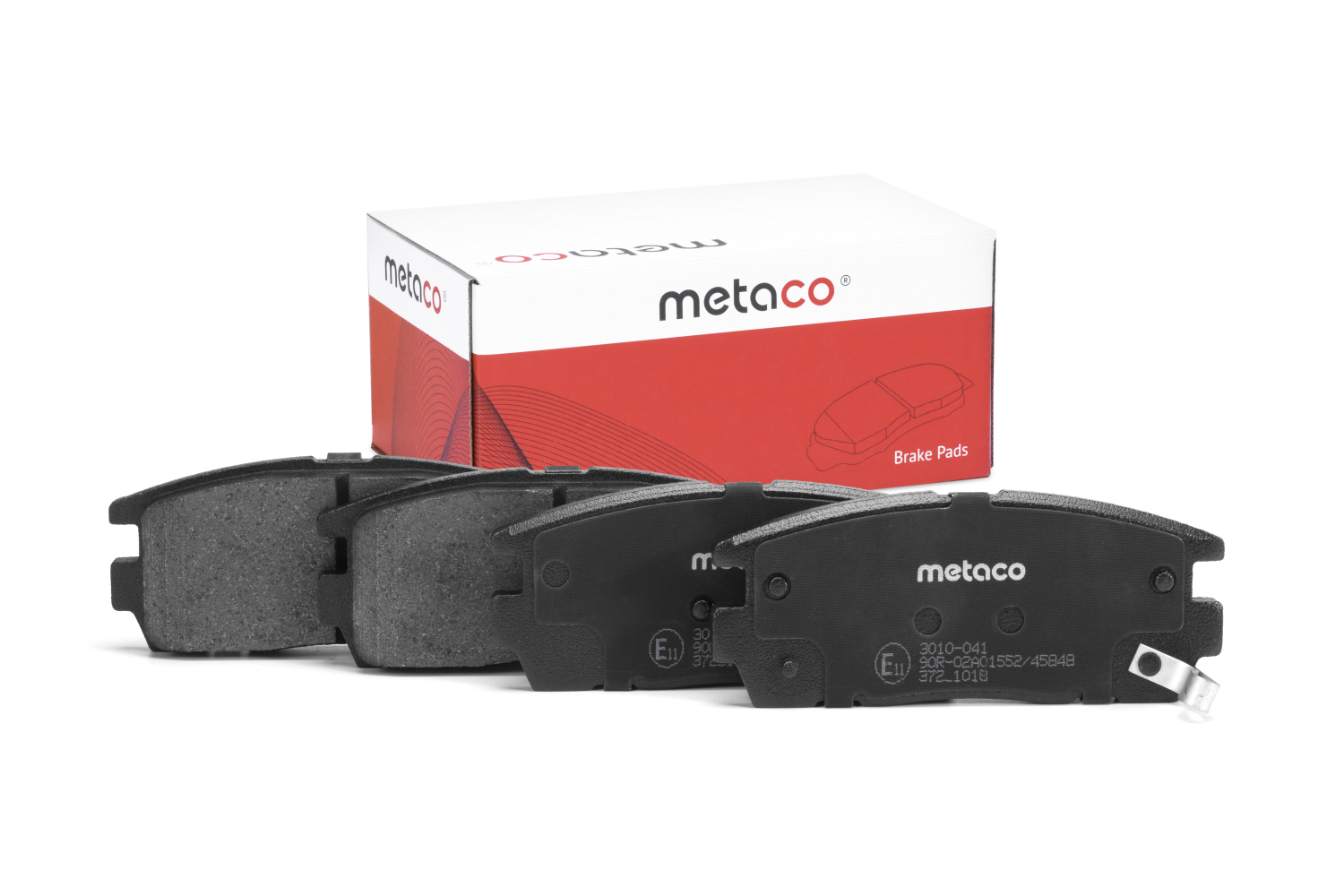 METACO 3010041 Колодки тормозные дисковые | зад |