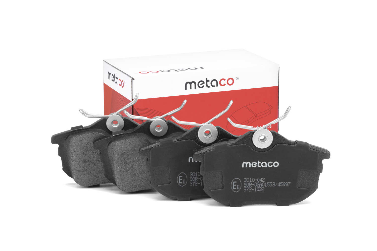 METACO 3010042 Колодки тормозные дисковые | зад |
