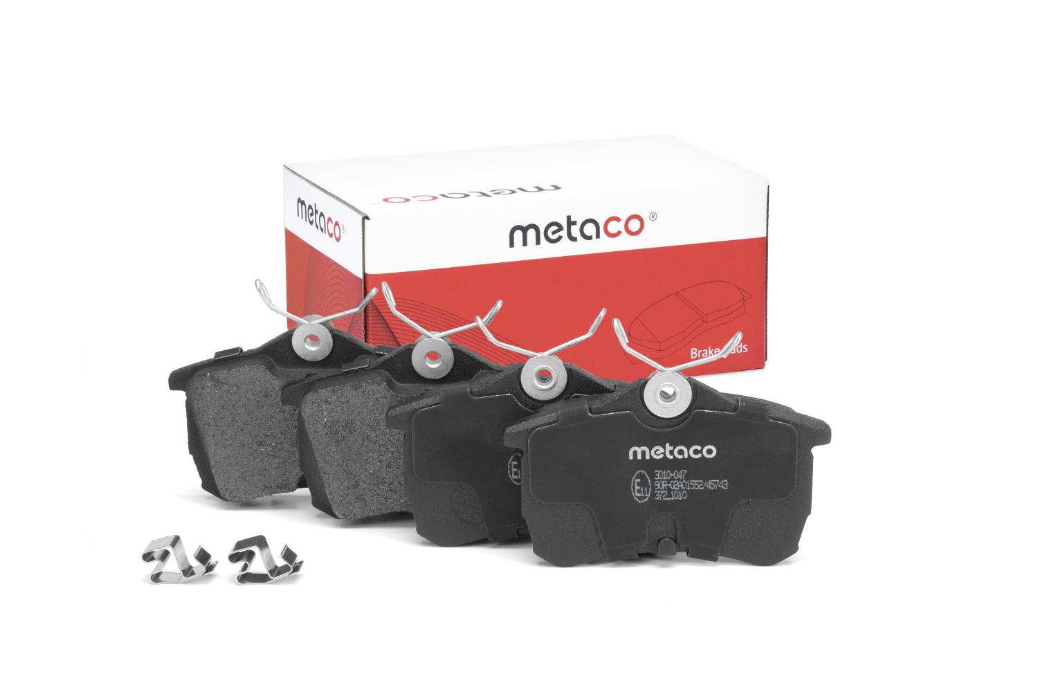 METACO 3010047 Колодки тормозные дисковые | зад |