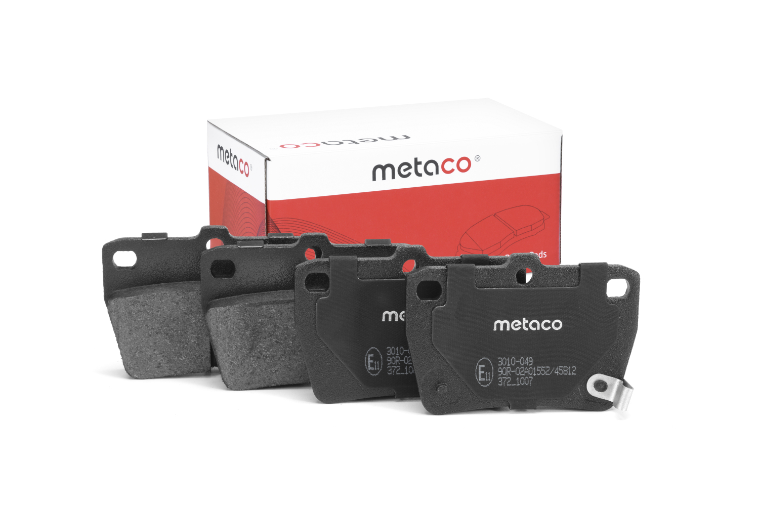 METACO 3010049 Колодки тормозные дисковые | зад |