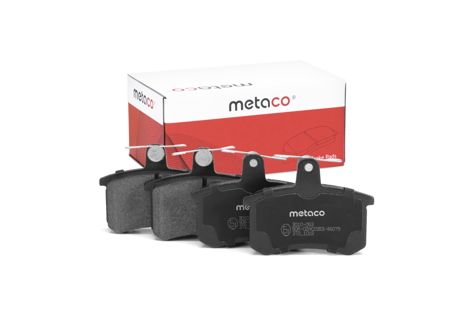METACO 3010053 Колодки тормозные дисковые | зад |