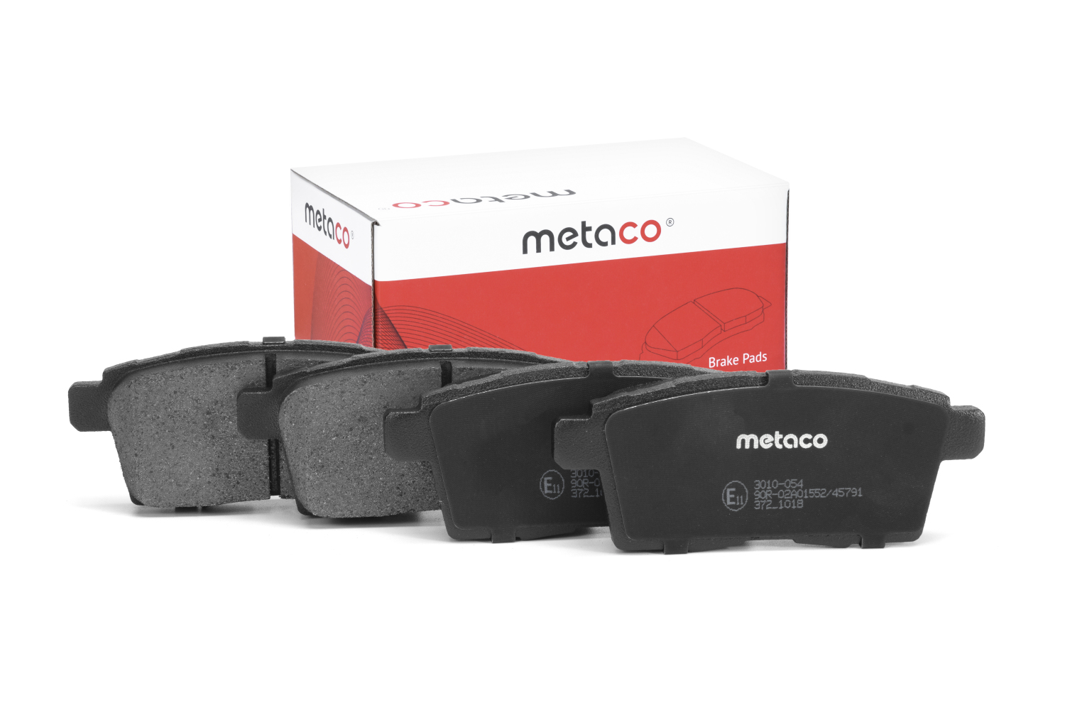 METACO 3010054 Колодки тормозные задние дисковые к-кт