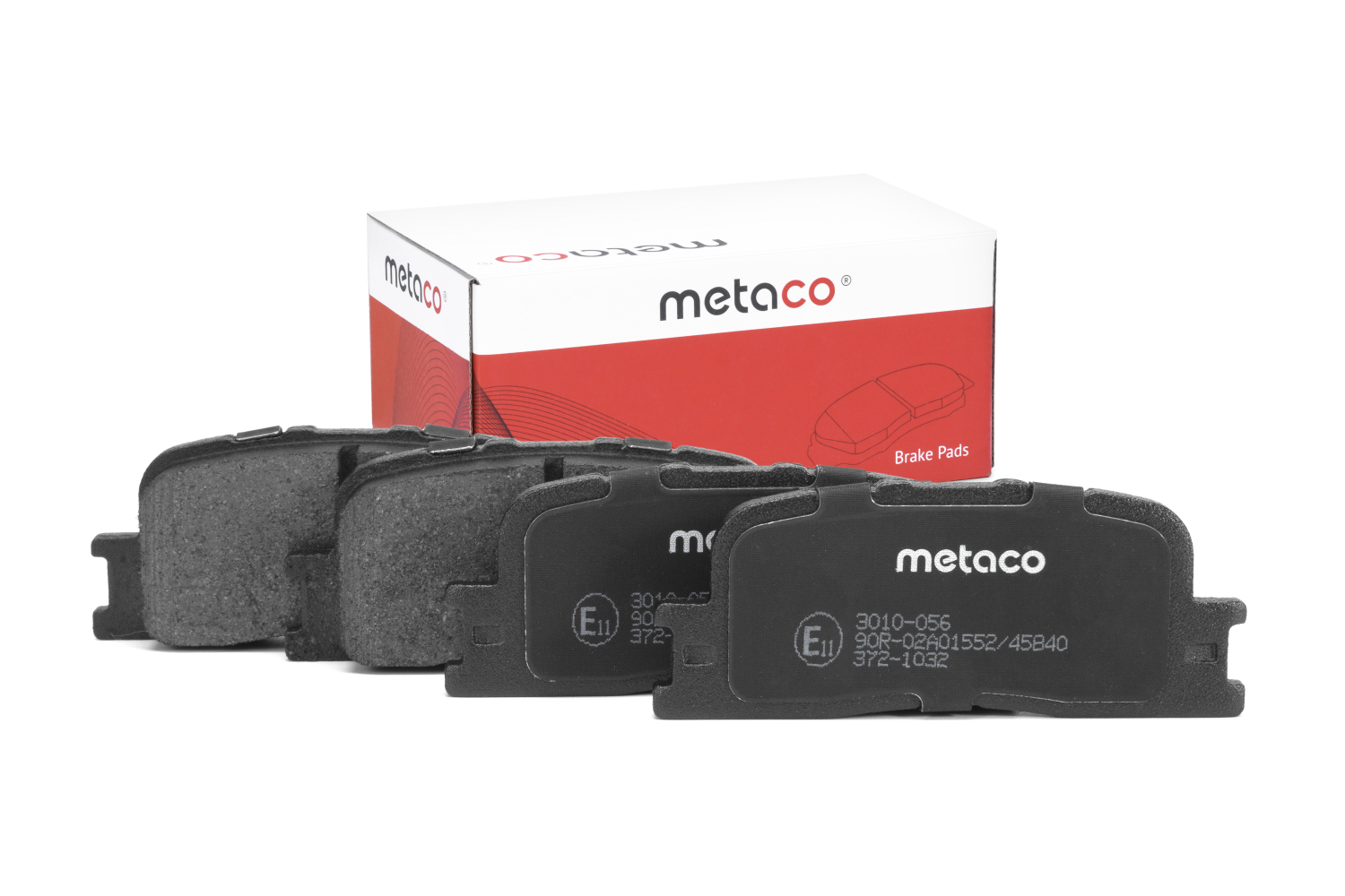 METACO 3010056 Колодки тормозные дисковые | зад |