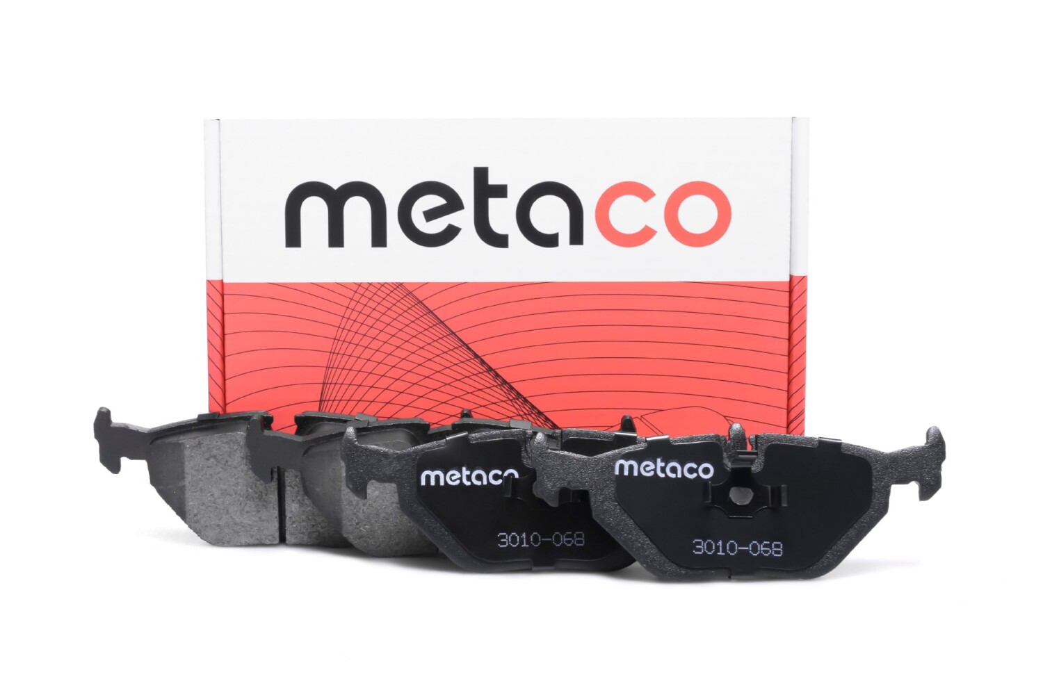 METACO 3010068 Колодки тормозные дисковые | зад |