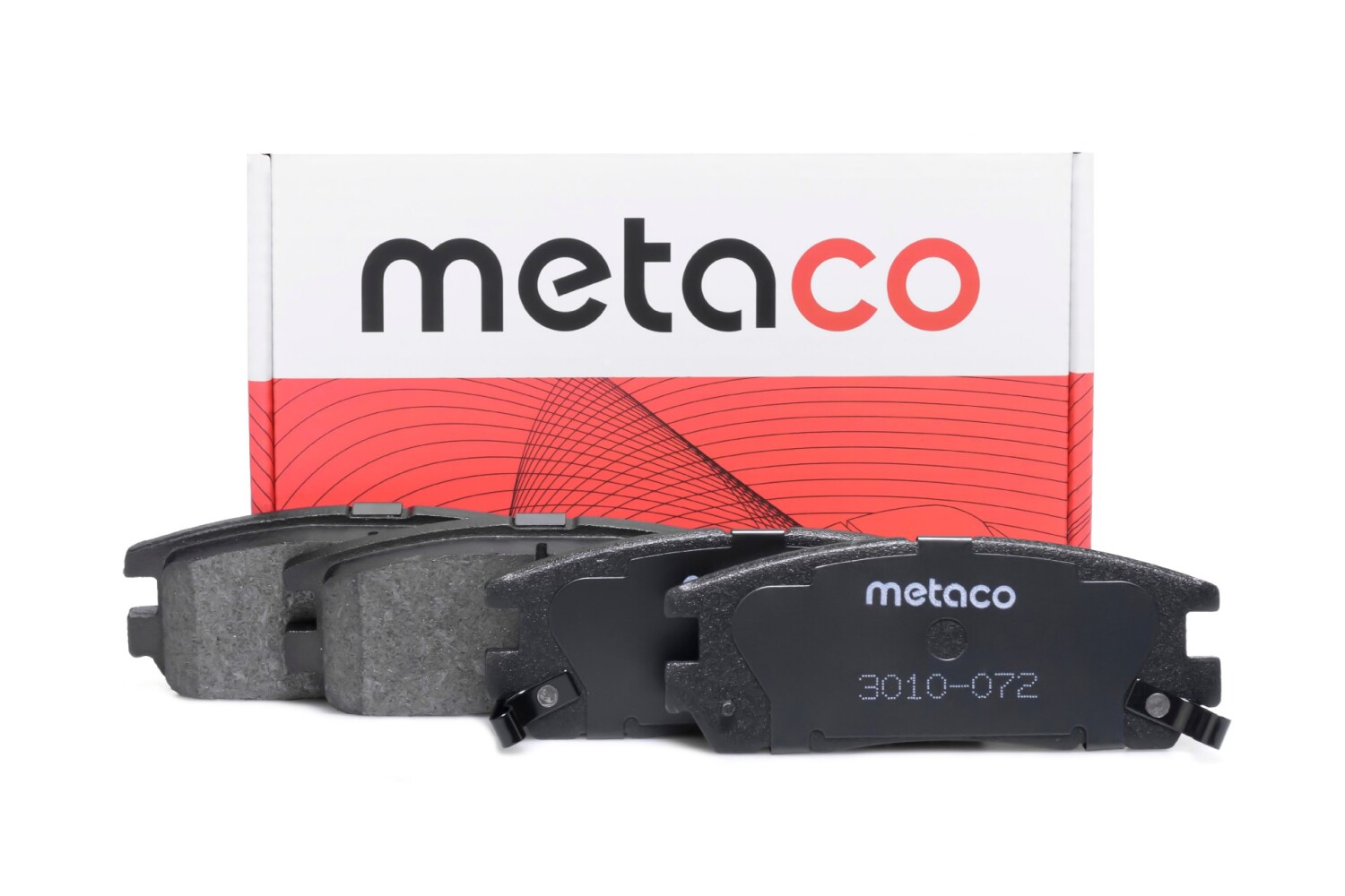 METACO 3010072 Колодки тормозные дисковые | зад |