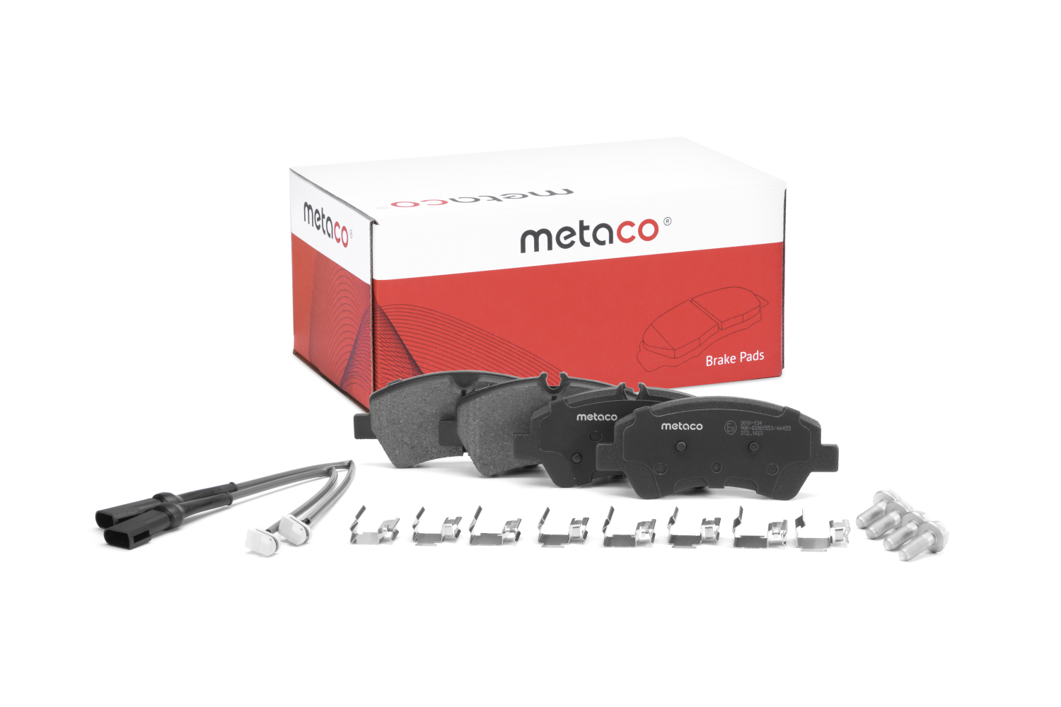METACO 3010134 Колодки тормозные дисковые | зад |