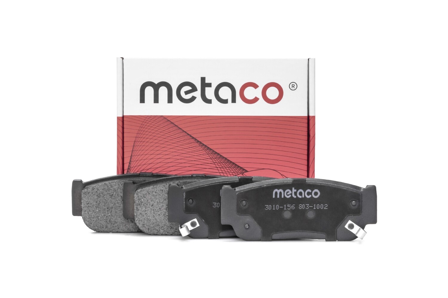 METACO 3010156 Колодки тормозные дисковые | зад |