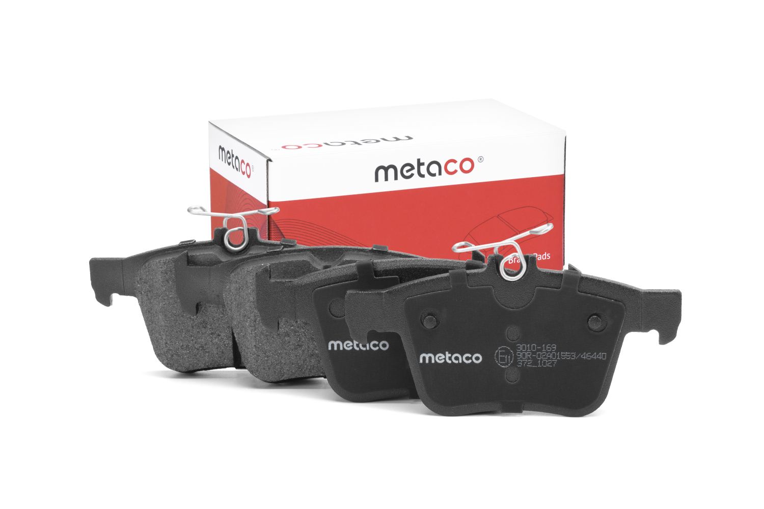 METACO 3010169 Колодки тормозные дисковые | зад |