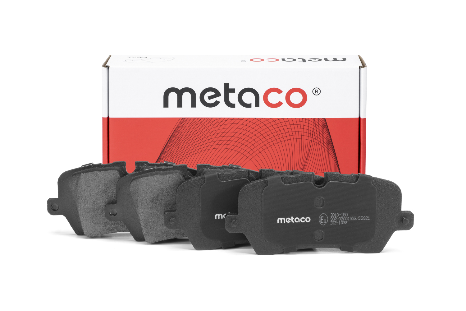 METACO 3010180 Колодки тормозные задние дисковые к-кт