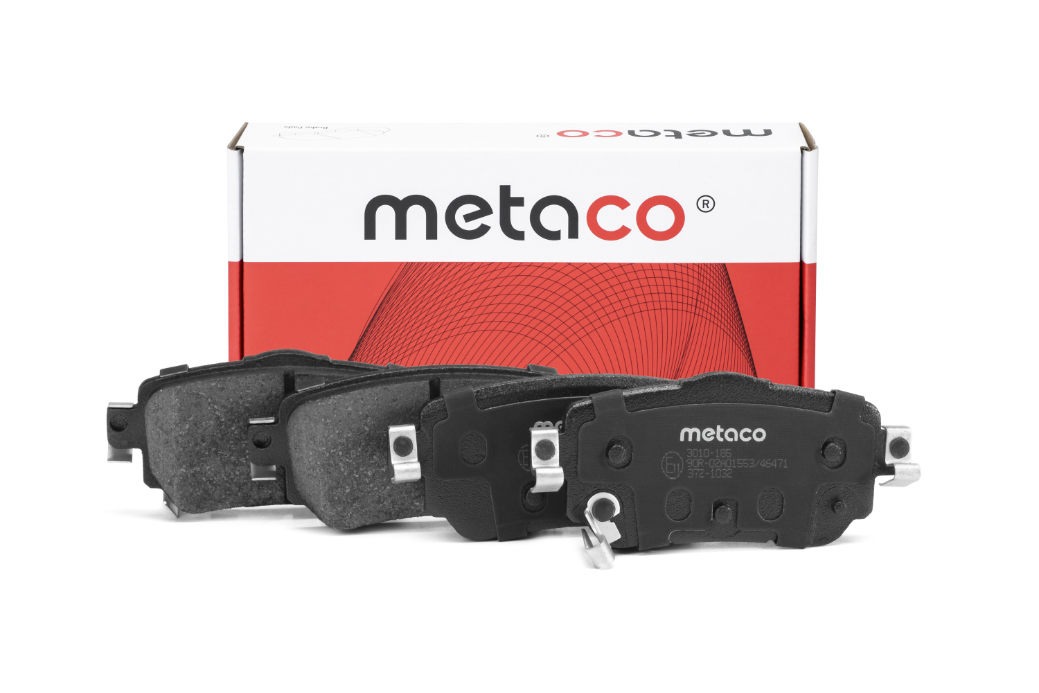 METACO 3010185 Колодки тормозные задние дисковые к-кт