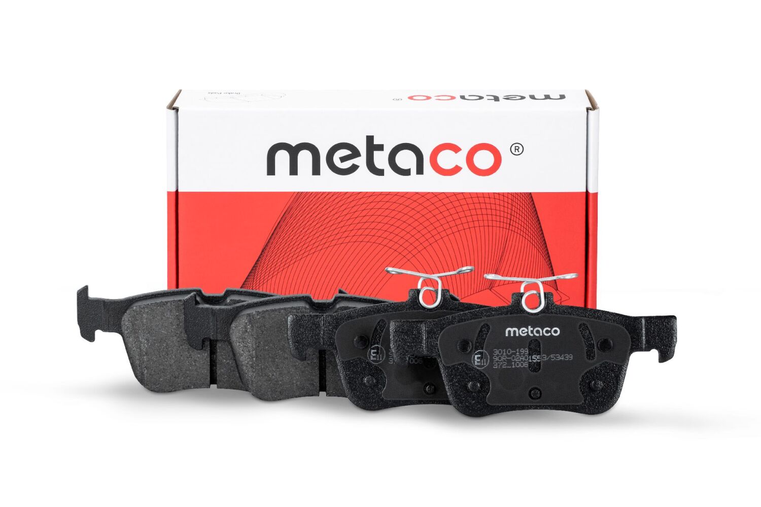METACO 3010199 Колодки тормозные задние дисковые к-кт