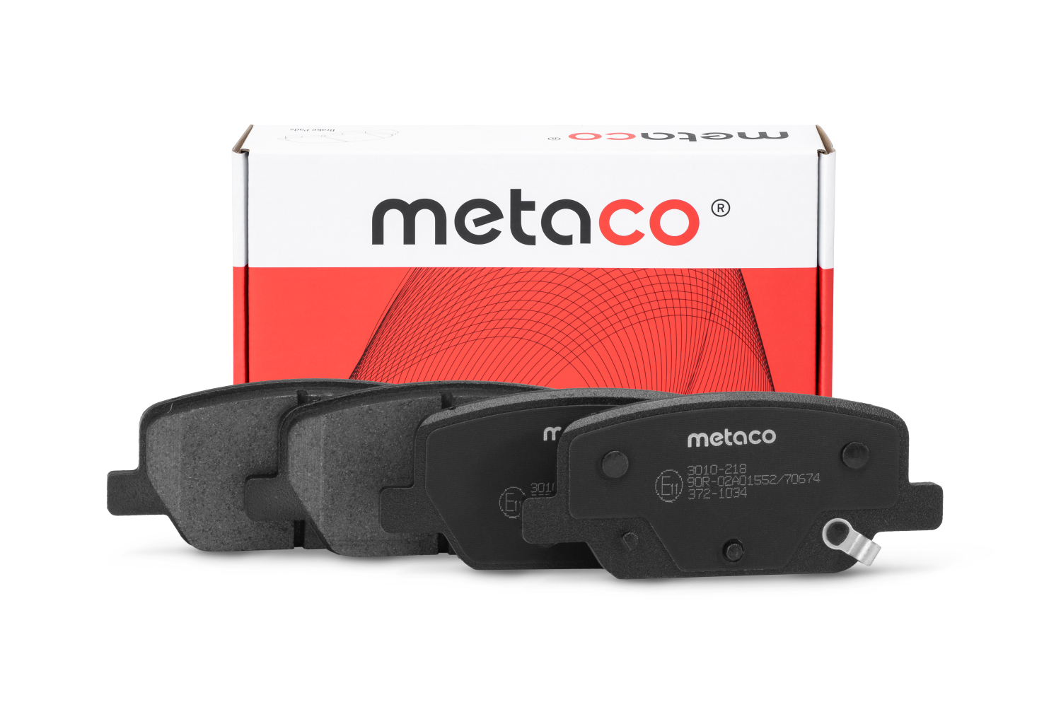 METACO 3010218 Колодки тормозные дисковые | зад |