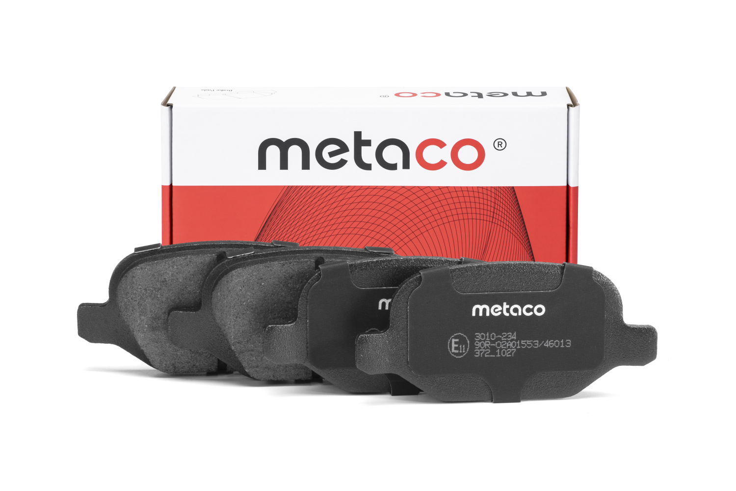 METACO 3010234 Колодки тормозные дисковые | зад |