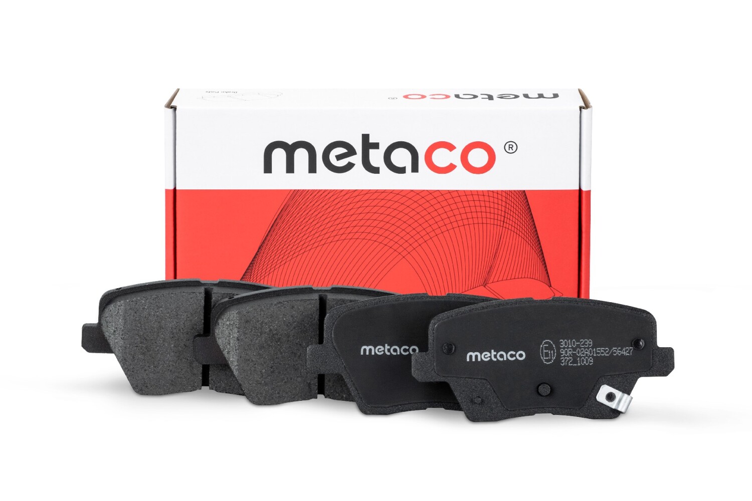 METACO 3010239 Колодки тормозные задние дисковые к-кт