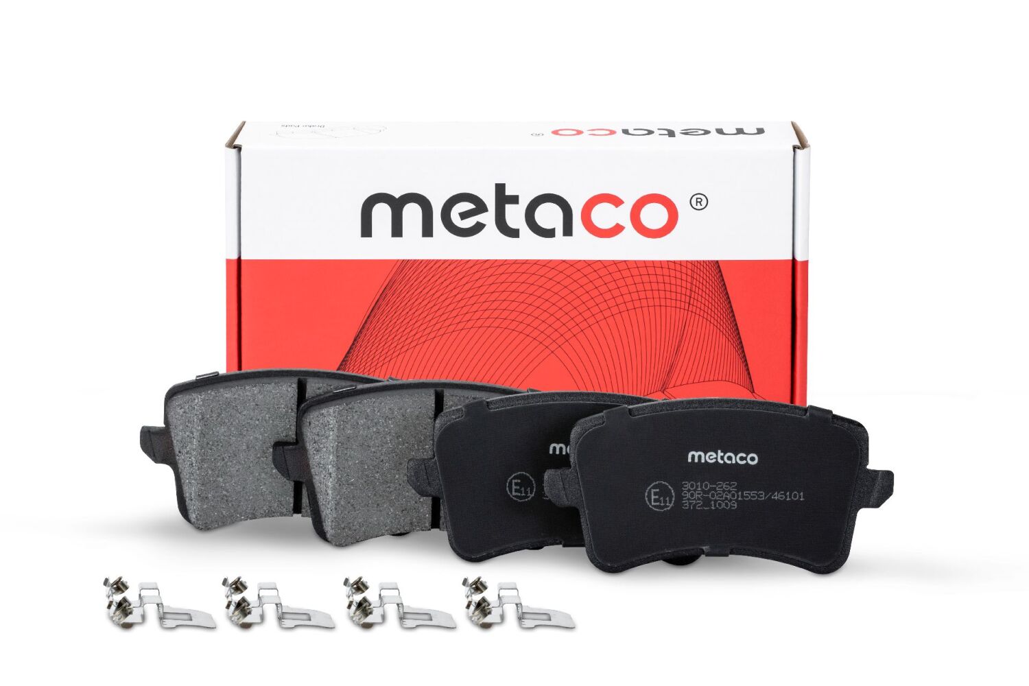 METACO 3010262 Колодки тормозные дисковые | зад |