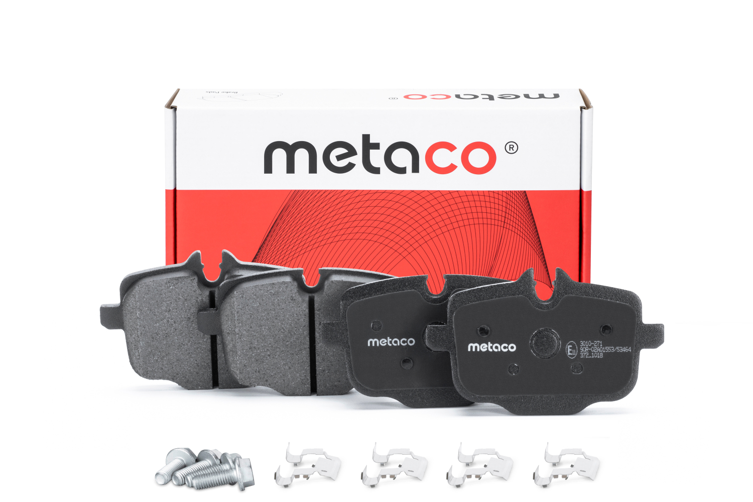 METACO 3010271 Колодки тормозные дисковые | зад |
