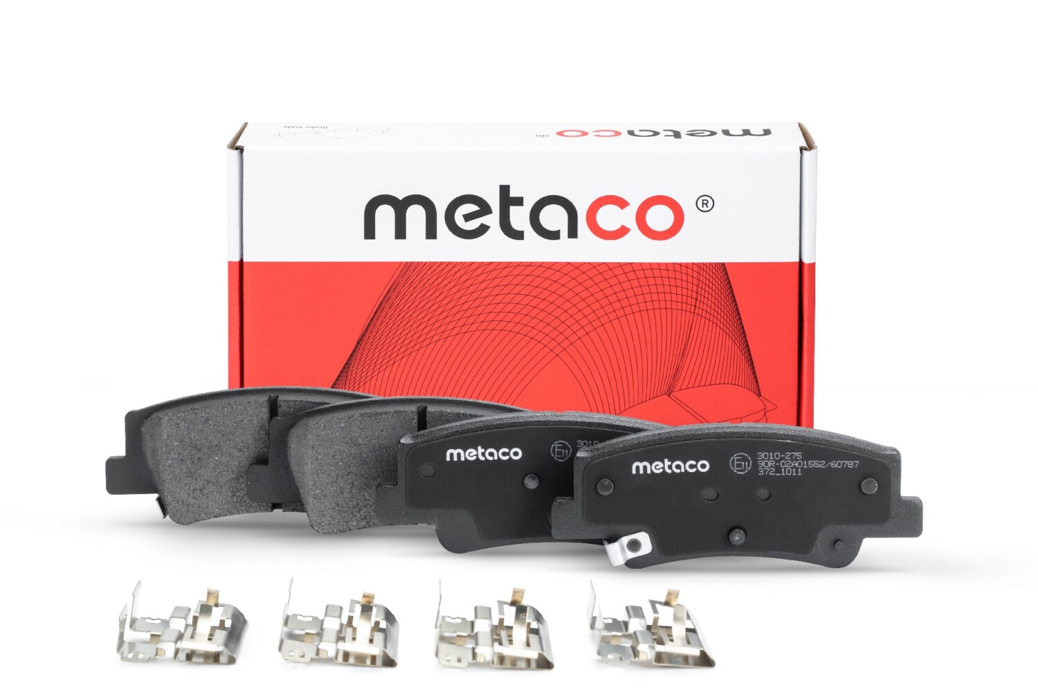 METACO 3010275 Колодки тормозные дисковые | зад |
